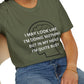 Funny Sarcastic T-Shirt, I May Not Look Like It But I'm Busy in My Head, for Men and Women, Army Green