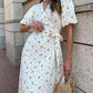 Casual Women's Summer Dresses 100% Cotton Floral Print