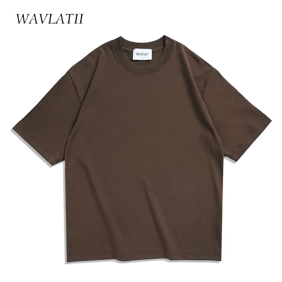 WAVLATII Oversized Summer T shirts