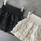 Streetwear Y2k Ruffles Mini Skirts Women Sweet Kawaii