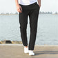 Men's Cotton Linen Pants Male Autumn